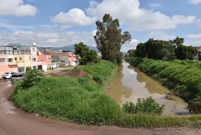 Repunte de niveles de ríos, drenes y canales en Morelia