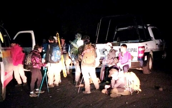 Rescatan a 14 excursionistas que se perdieron en el Paricutín