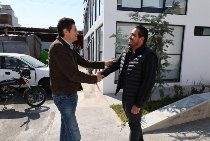 Respalda Alfonso esfuerzos de las y los integrantes del Sindicato de Limpia y Transportes