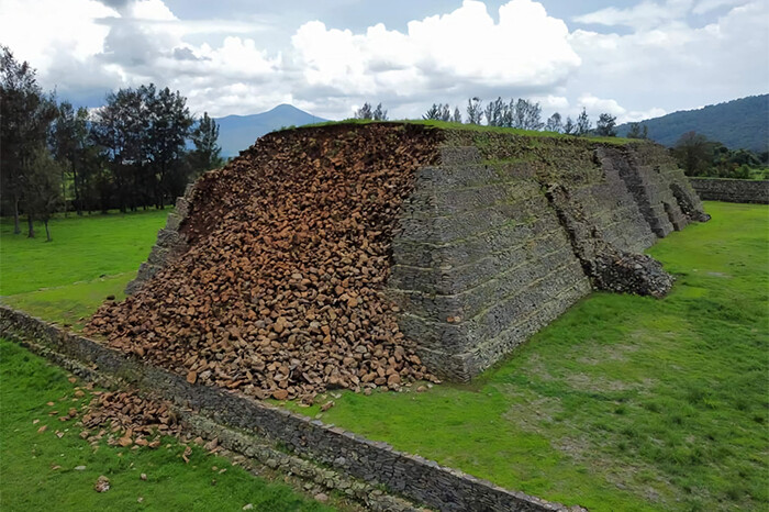 Restaurar la pirámide purépecha que se desgajó en Ihuatzio costará alrededor de 3 millones de pesos: INAH