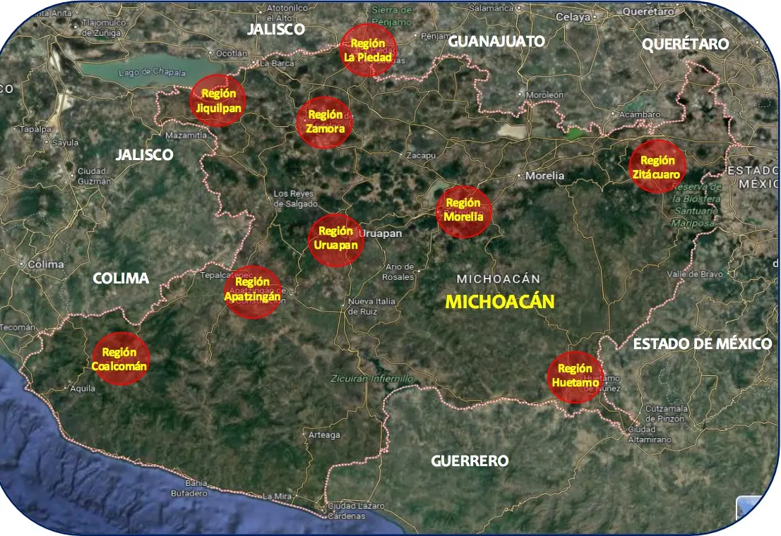 Revela mapeo de FGE acciones violentas en Michoacán