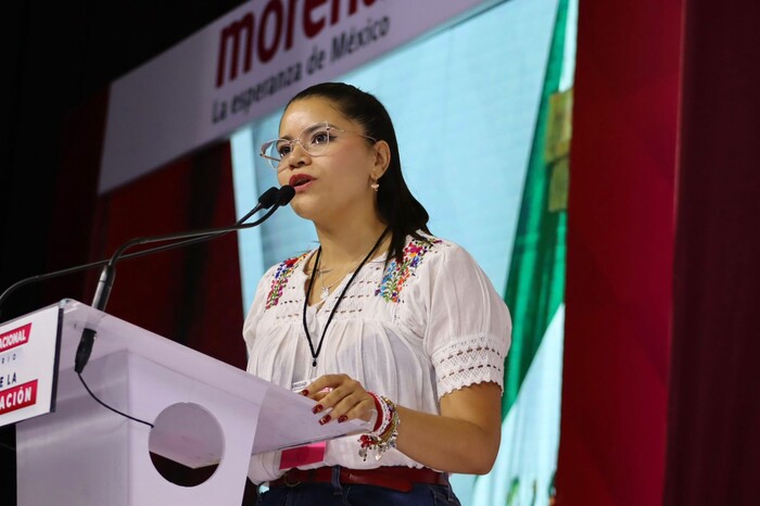 Rinde protesta Carolina Rangel, como nueva secretaria general de Morena