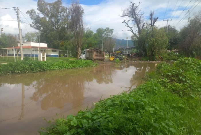 Ríos, drenes y canales en Morelia, hasta 98 por ciento de su capacidad 