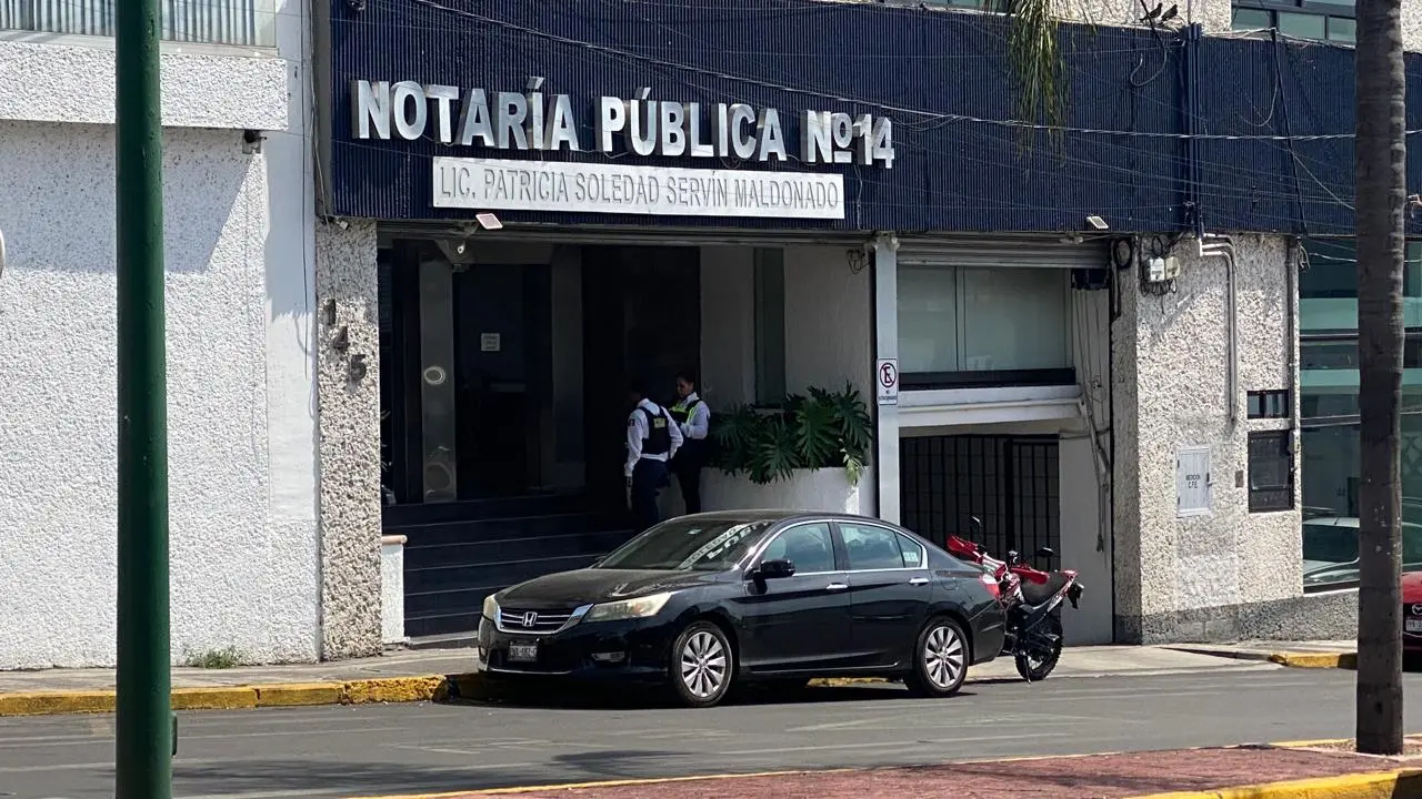 Robo de casi un millón de pesos en una notaria de Morelia