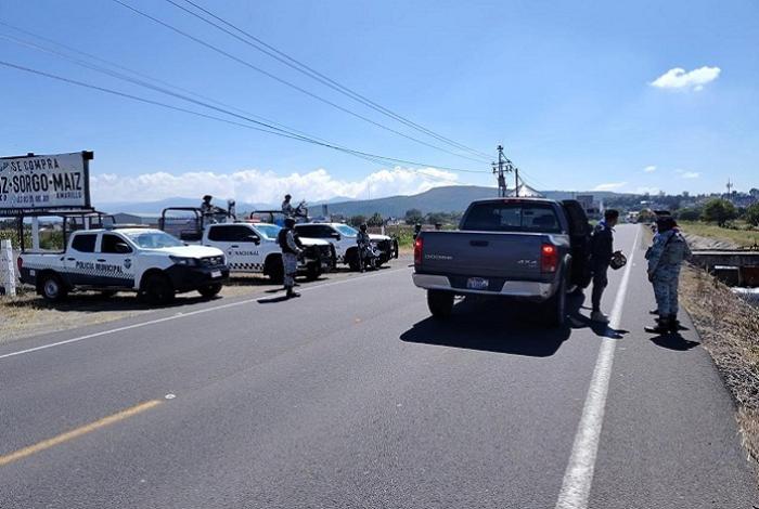 Robustecen operativo por aire y tierra en Álvaro Obregón y en el Aeropuerto de Morelia