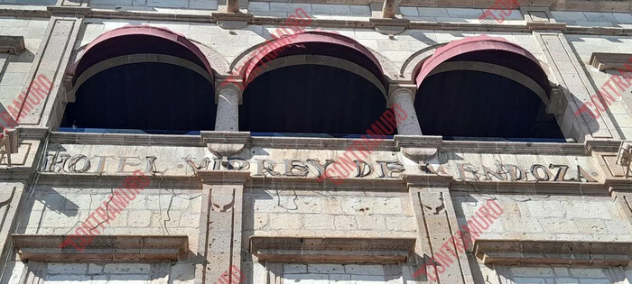 Ruinas de lujo: así luce el interior polvoso del Virrey de Mendoza, en Morelia