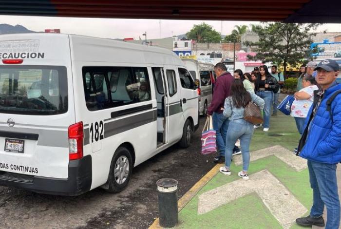 Rutas Gris, Amarilla, Roja, Café y urbanos COMIT sí están trabajando