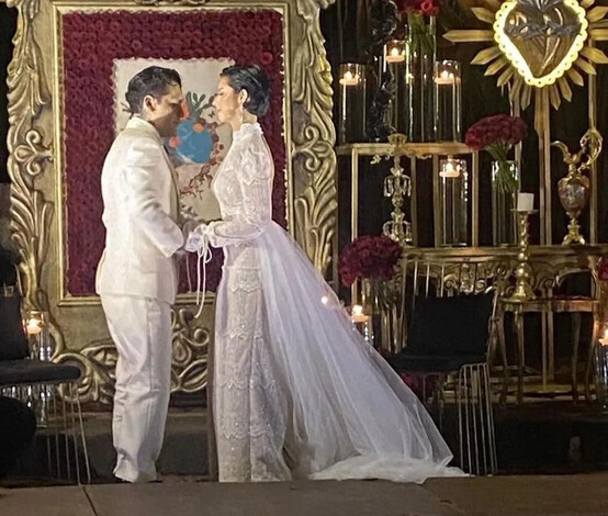 ¡SÍ hubo boda! Ángela Aguilar y Christian Nodal son marido y mujer