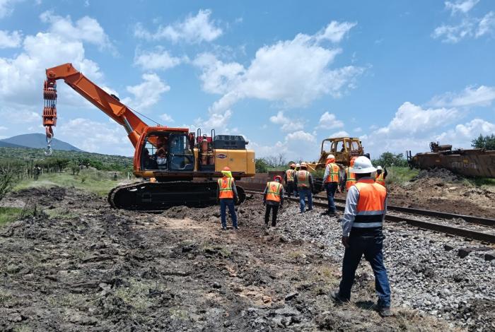 Se descarrila el tren en Maravatío; ya están libres las vías férreas
