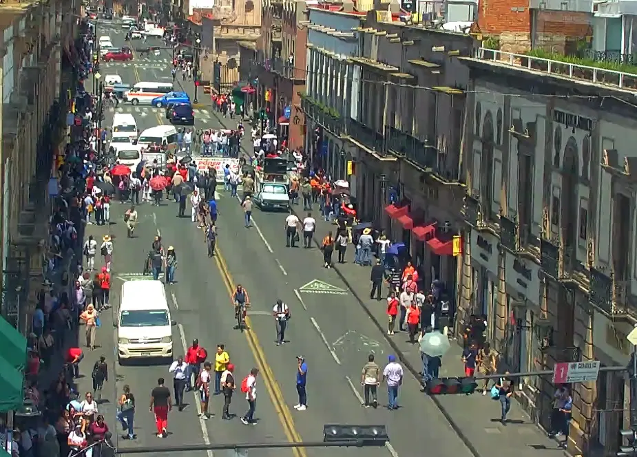 Se desinflan movilizaciones de la CNTE Poder de Base en Morelia; sin respaldo magisterial y con escasa presencia