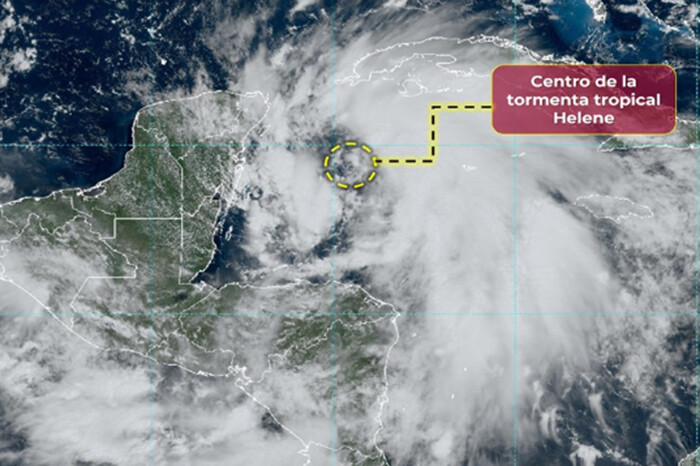 Se forma la tormenta Helene en el caribe, que provocará lluvias “torrenciales”, y mañana con pronóstico de huracán