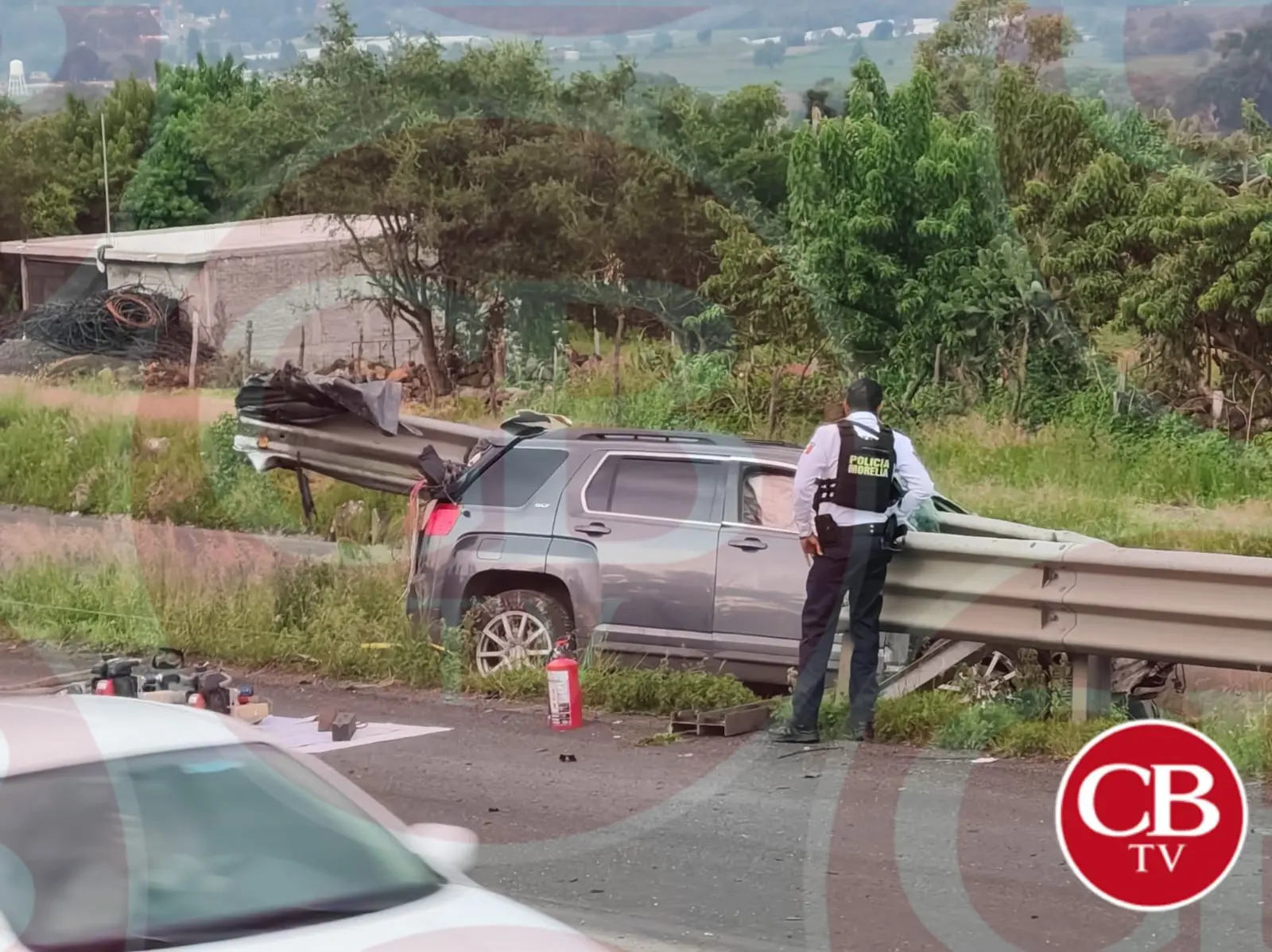 Se mata conductor de camioneta en la Morelia-Pátzcuaro