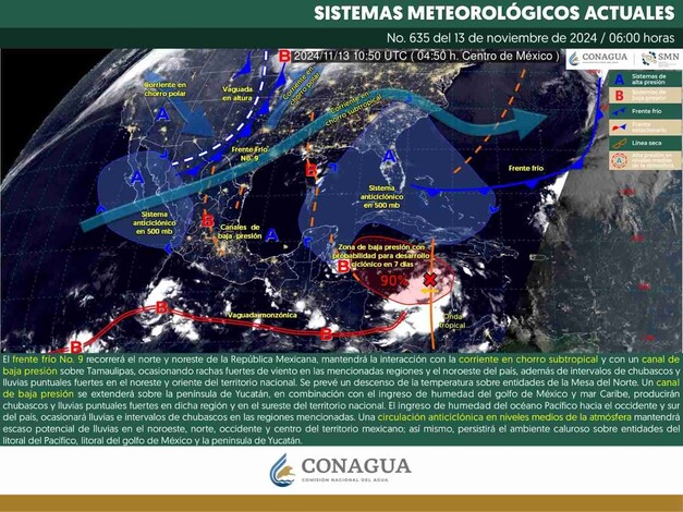 Se pronostican lluvias moderadas en algunas regiones de Michoacán