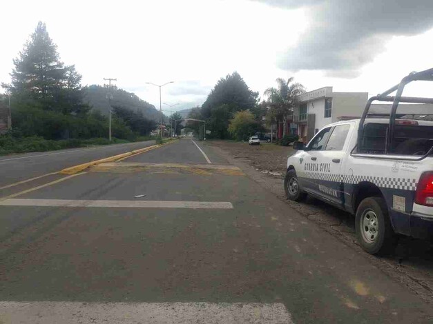 Se reabre circulación en entrada a la comunidad de San Lorenzo, en Uruapan: SSP