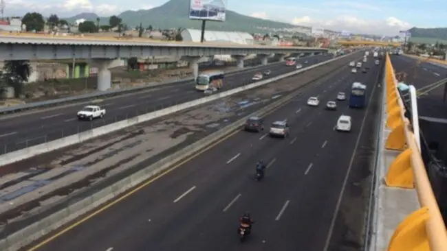 Se registra balacera en la autopista México-Puebla