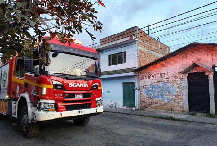 Se registra incendio en domicilio de la colonia Las Margaritas, Morelia