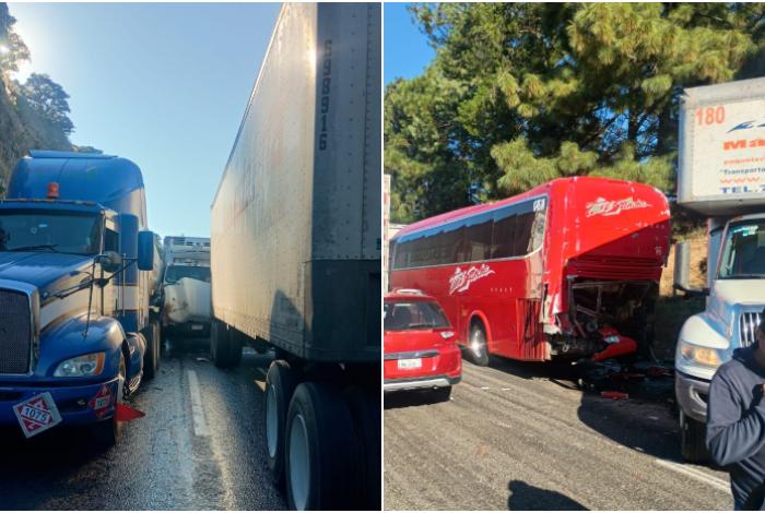 Se registran 2 accidentes vehiculares en la México-Guadalajara