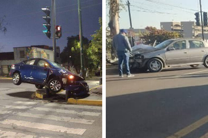 Se registran 2 choques vehiculares en distintos puntos de Morelia