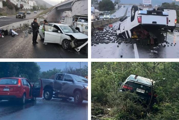 Se registran 6 accidentes viales esta mañana en Morelia y Tarímbaro