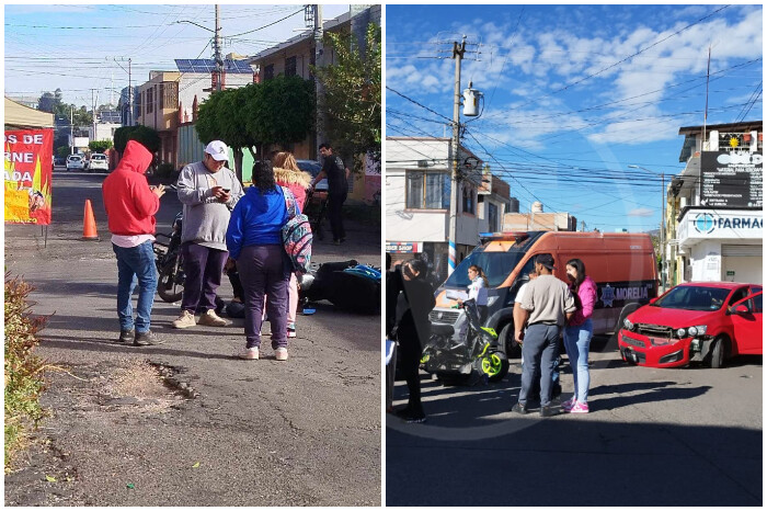 Se registran otros 2 choques vehiculares en Morelia; hay 2 motos involucradas