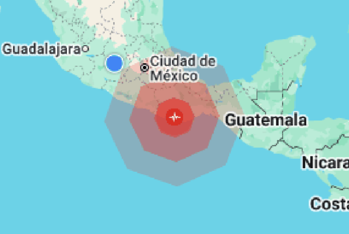 Se reporta sismo de 5.7 con epicentro en Puerto Escondido, Oaxaca