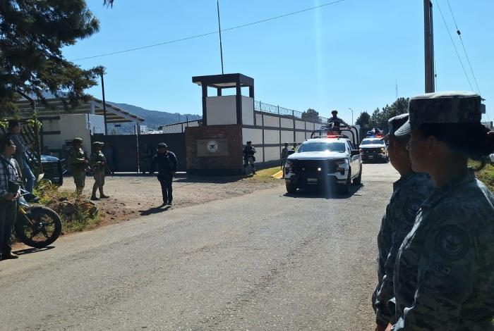 Se reúne Omar García Harfuch, con autoridades y sector empresarial, en Uruapan