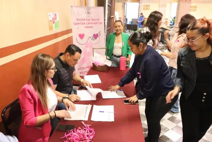 Se suma Congreso del Estado a jornadas para la lucha contra el cáncer de mama; realizan curso-taller de autoexploración