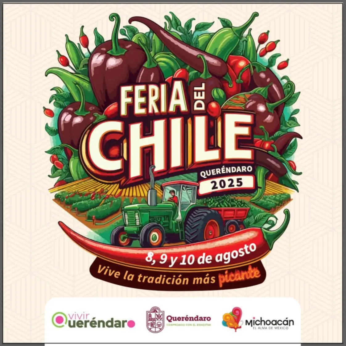 Se suspende Feria del Chile en Queréndaro tras hechos delictivos en la entidad