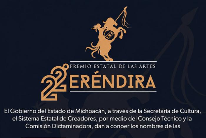 Secum da a conocer a las y los ganadores del Premio Estatal de las Artes Eréndira 2026