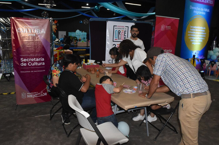 Secum invita a niñas y niños a jugar con arte en el Festival Michoacán de Origen