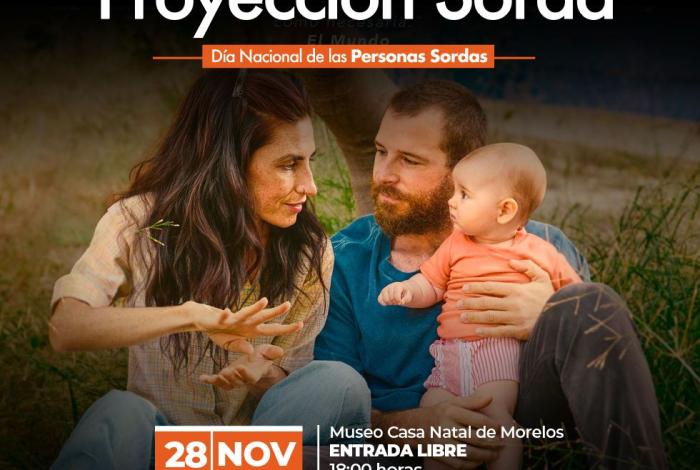 Secum proyectará “Sorda”, película que combina español y Lengua de Señas