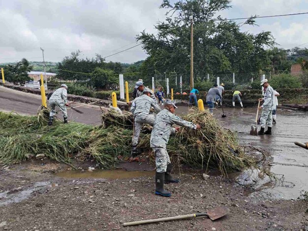 Sedena aplica Plan DN-III en Sahuayo