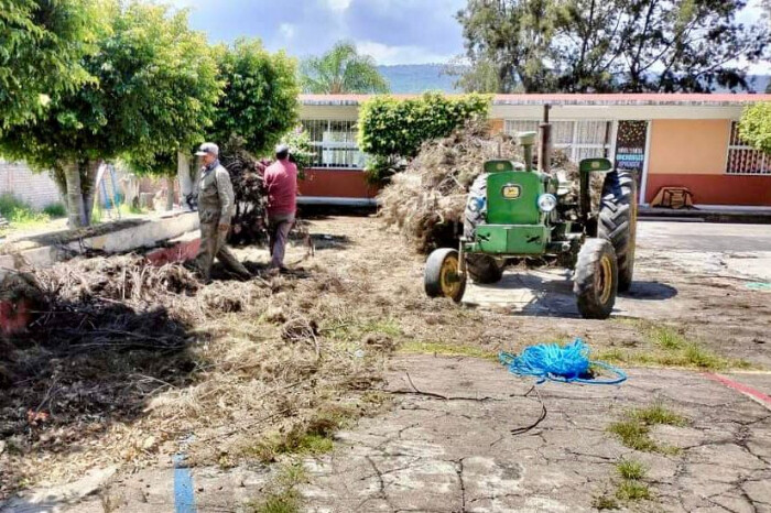 SEE atiende casos de afectación en escuelas por lluvias