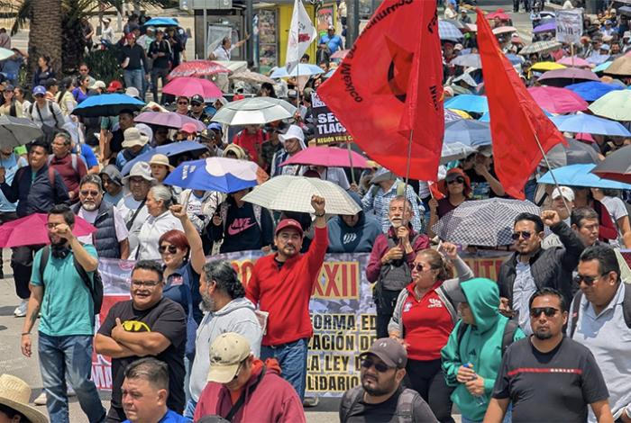Segob continúa en diálogo con la CNTE en medio de amenaza de boicot al Mundial