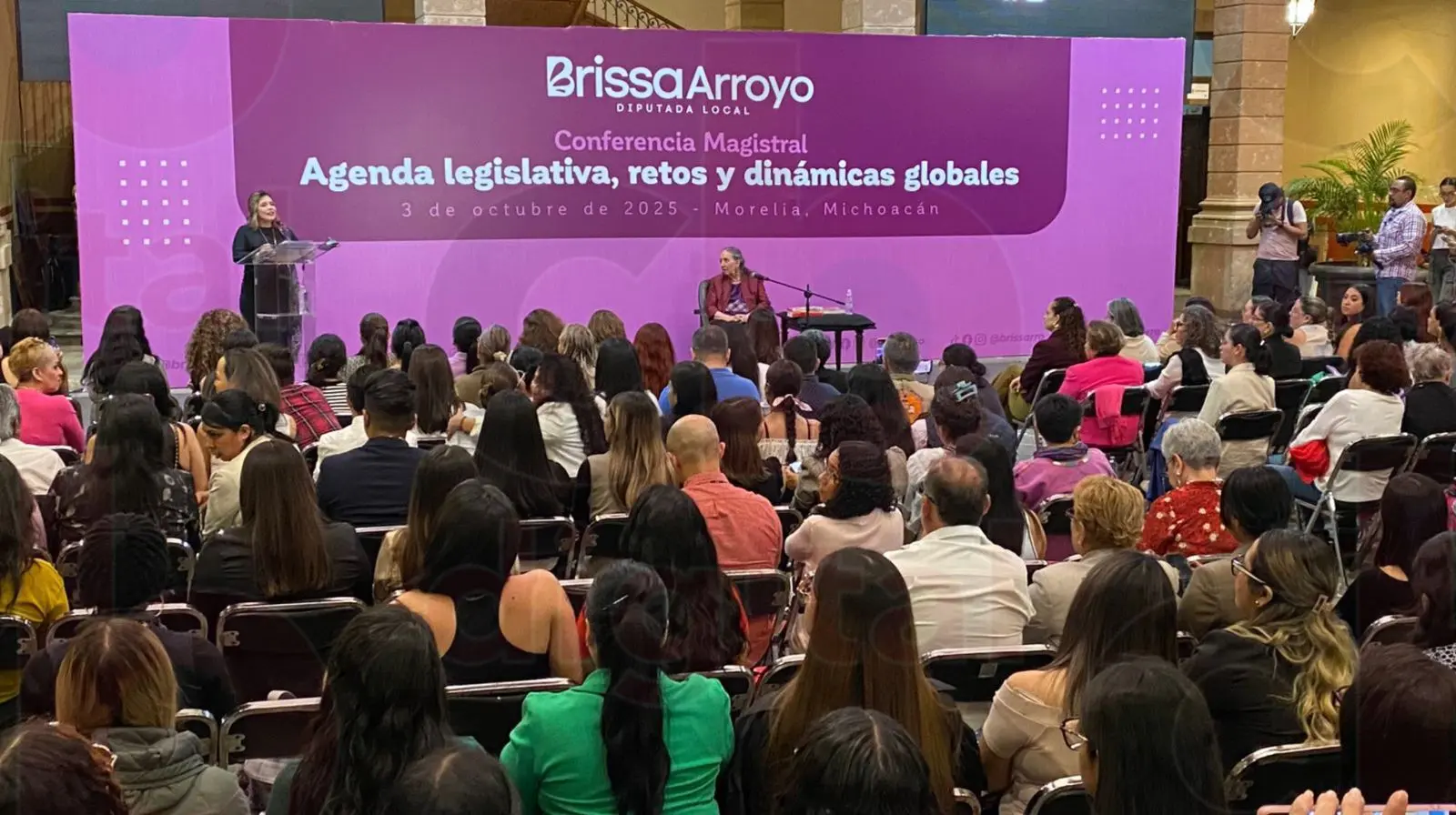 Seguir construyendo unidas el bienestar de las mujeres, asegura Brissa Arroyo