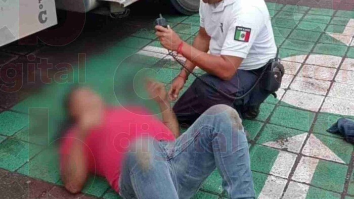 Seguridad Vial auxilia a chofer de grúa inconsciente en Morelia