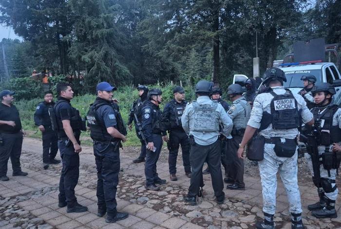 Seis campamentos destruidos y dos vehículos asegurados, tras movilizaciones en Zirahuén: SSP