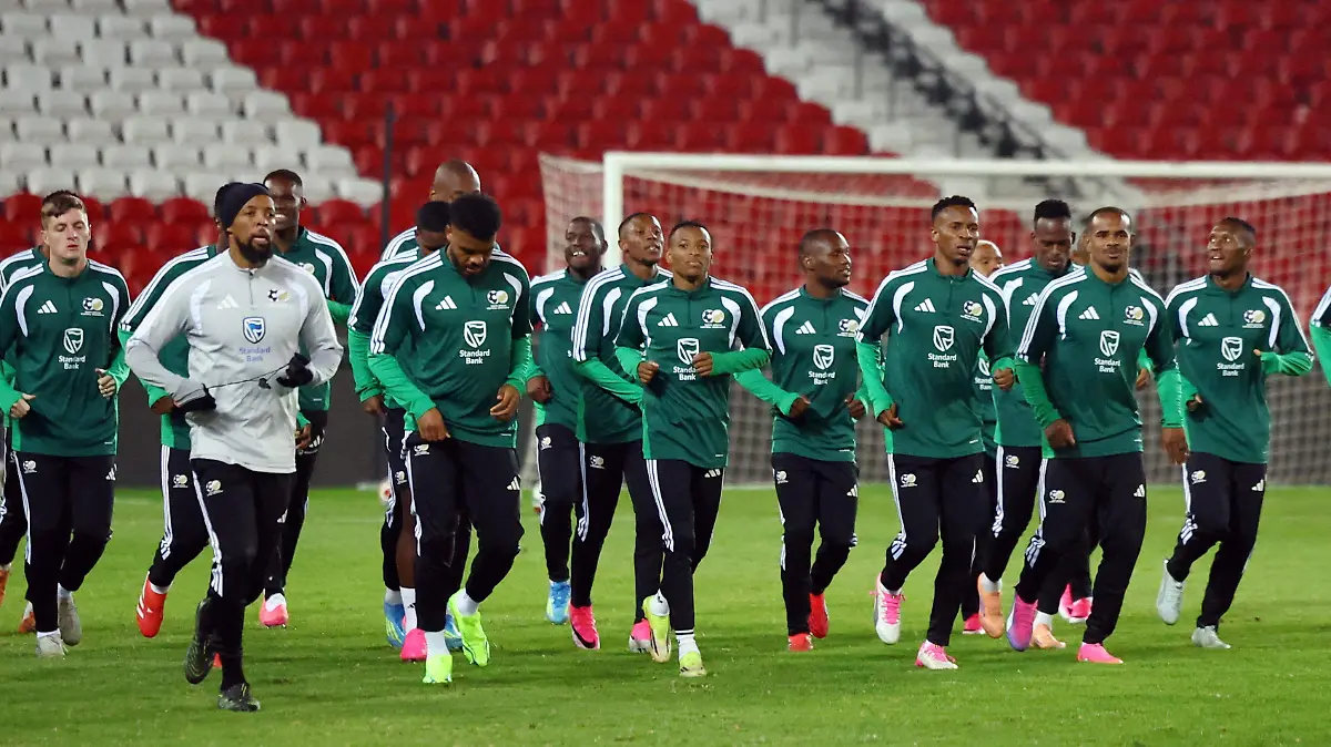 Selección de Sudáfrica llega a México para comenzar su concentración de cara al Mundial 2026