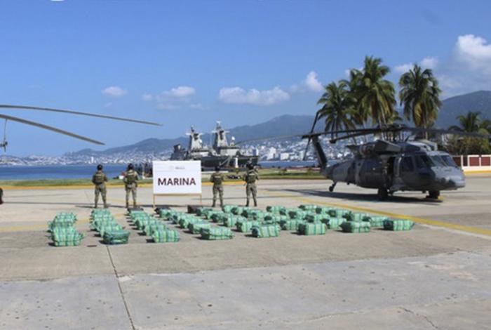 Semar decomisa 1,9 toneladas de cocaína frente a costas de Guerrero