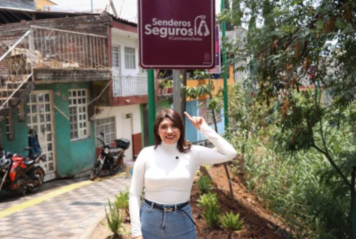 Senderos seguros del teleférico de Uruapan garantizan trayectos más dignos para todas