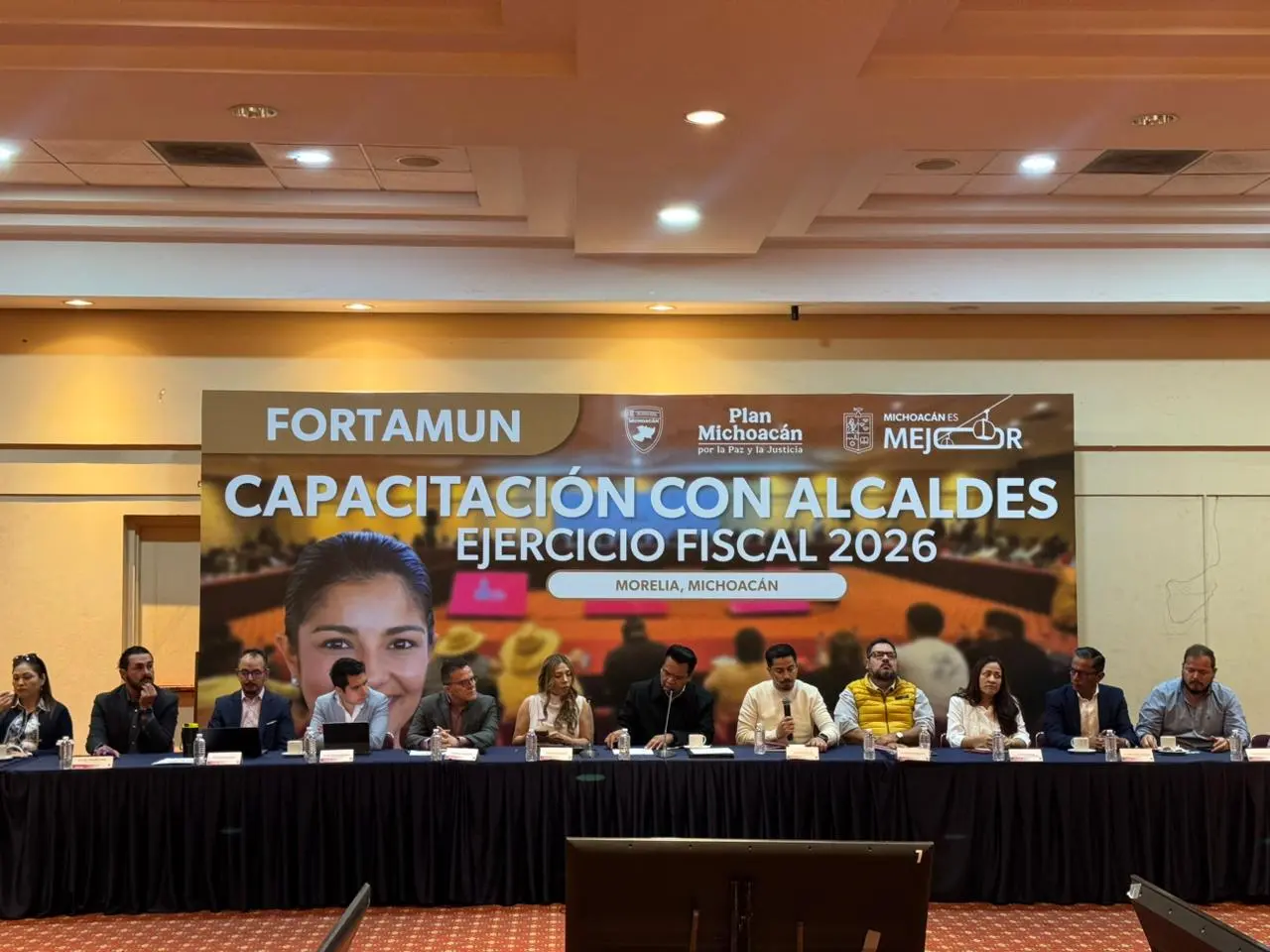 SESESP fortalece la correcta aplicación del FORTAMUN con alcaldes y alcaldesas de Michoacán