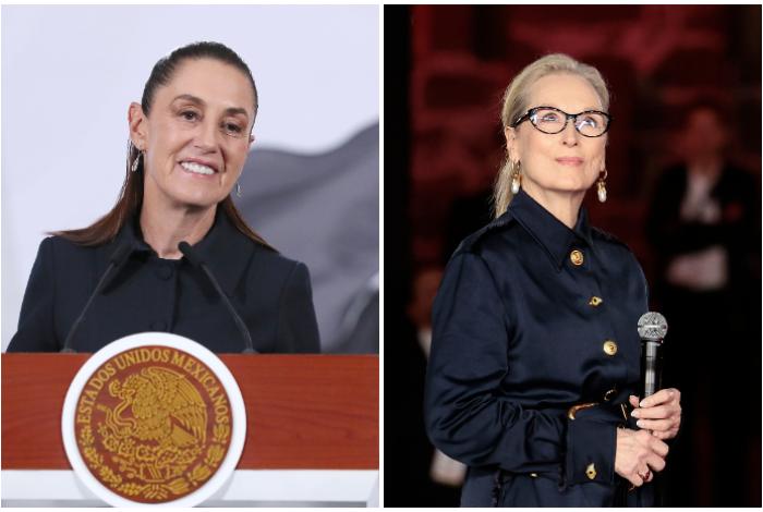 Sheinbaum agradece a la actriz Meryl Streep las palabras de "reconocimiento" a su figura