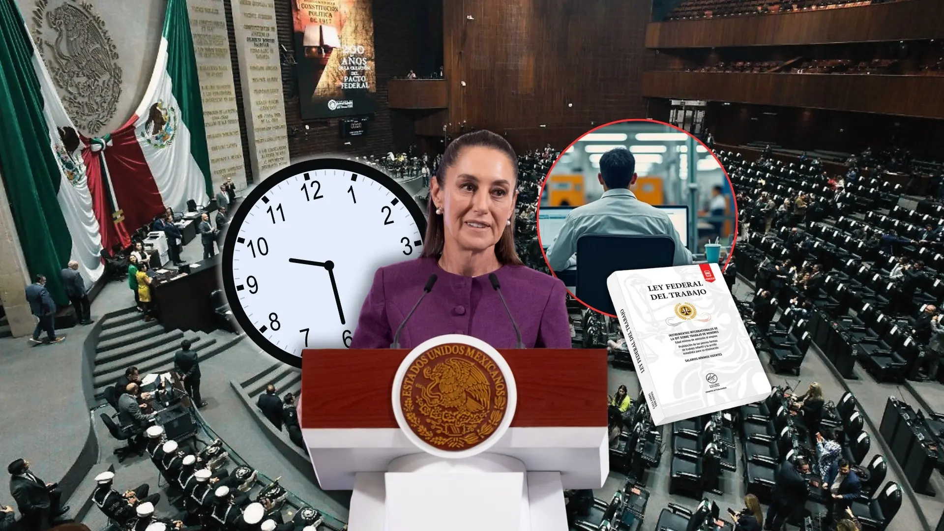 Sheinbaum anuncia Reforma laboral: más salario, menos horas