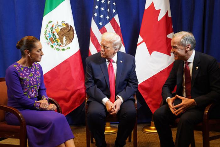 Sheinbaum dice que la reunión con Trump fue “muy bien” y trabajarán en temas comerciales