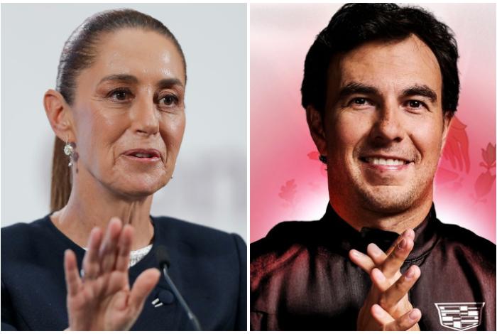 Sheinbaum felicita a 'Checo' Pérez por su fichaje a Cadillac