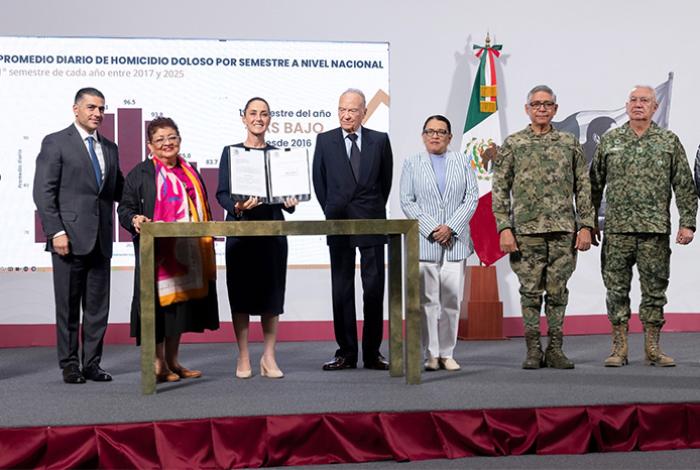 Sheinbaum firma iniciativa de ley contra la extorsión, delito que sigue en aumento, reconoce; se perseguirá de oficio