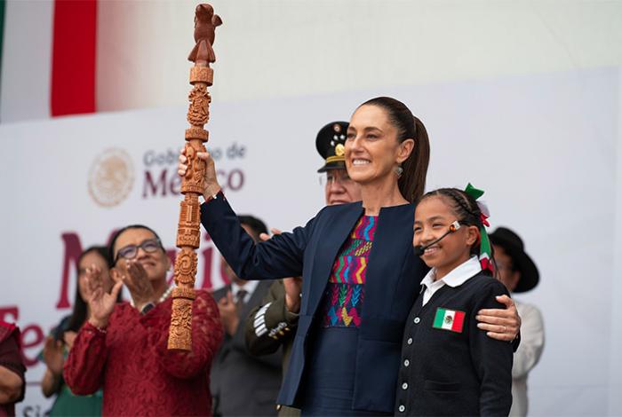 Sheinbaum honra legado mexica al conmemorar 700 años de fundación de México-Tenochtitlan