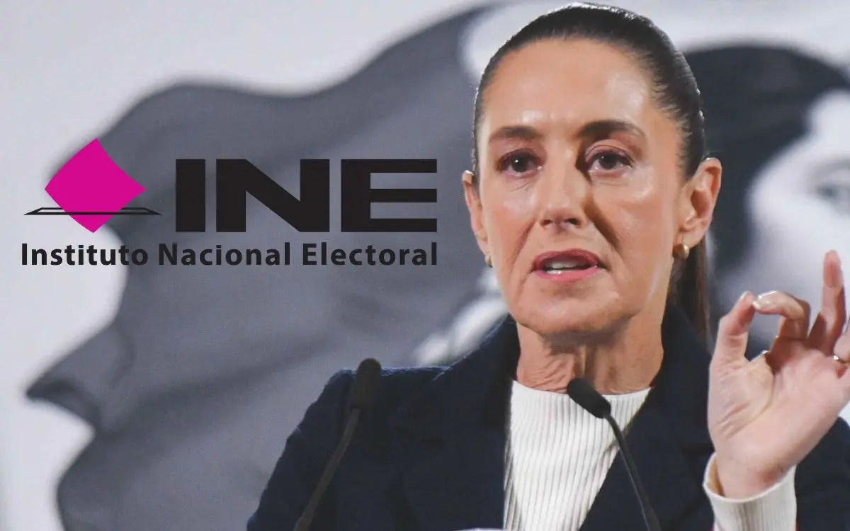 Sheinbaum niega ataque al INE y va por eliminación de plurinominales