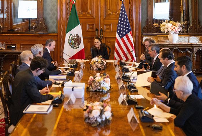 Sheinbaum recibe a negociador del T-MEC de EEUU y destaca avances positivos