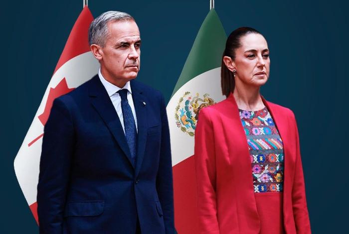Sheinbaum y Mark Carney acuerdan Plan de Acción Canadá-México
